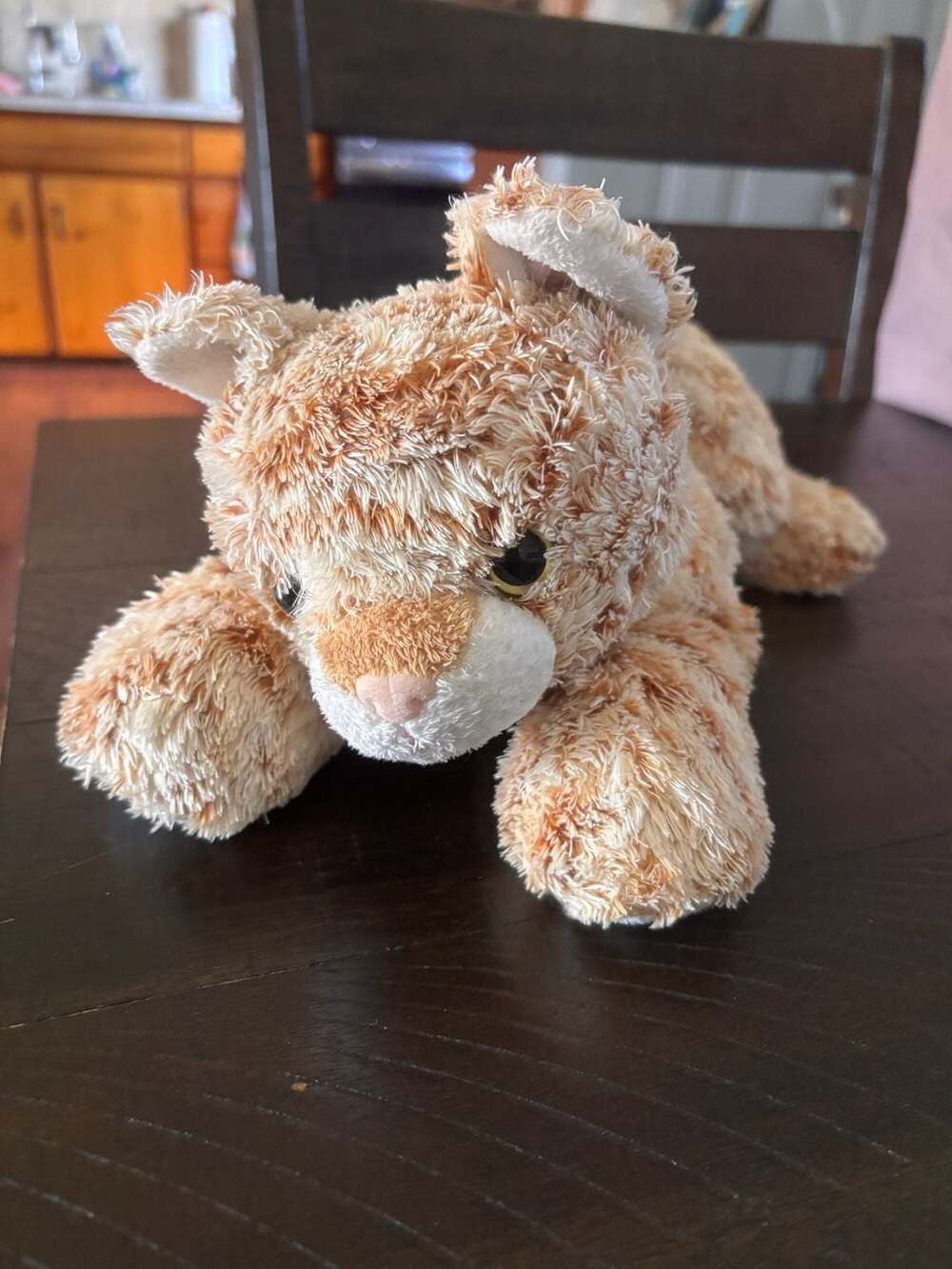 Aurora World Orange Tabby Cat Kitten Striped Plush Stuffed Animal